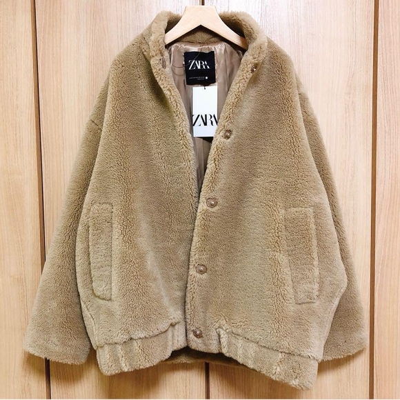 Zara teddy bomber jacket - Picture 6 of 6